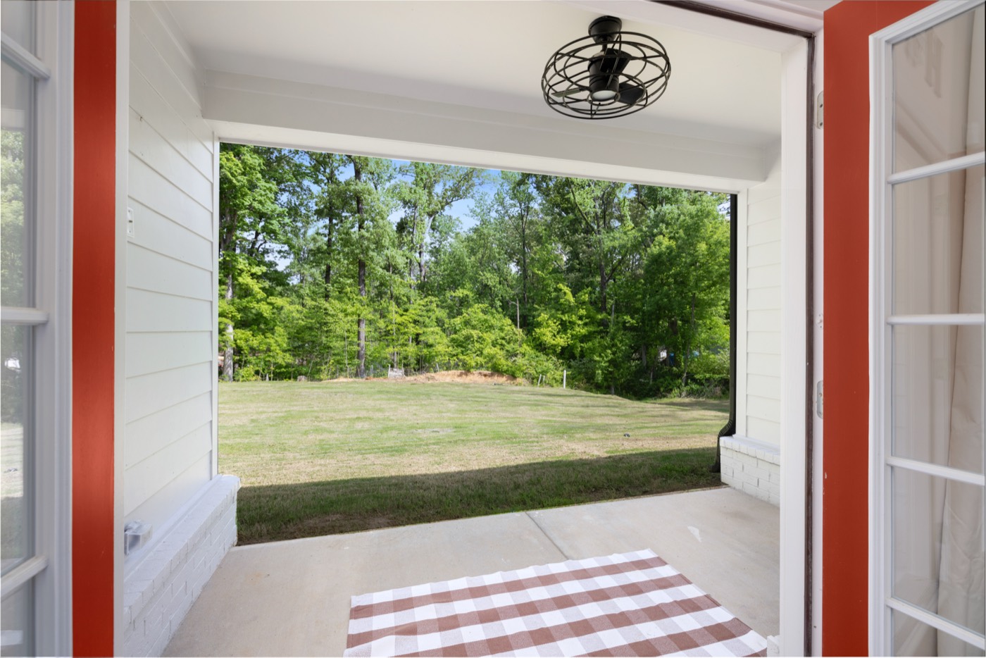 5702 E Spring Lake Rd: back door to the porch