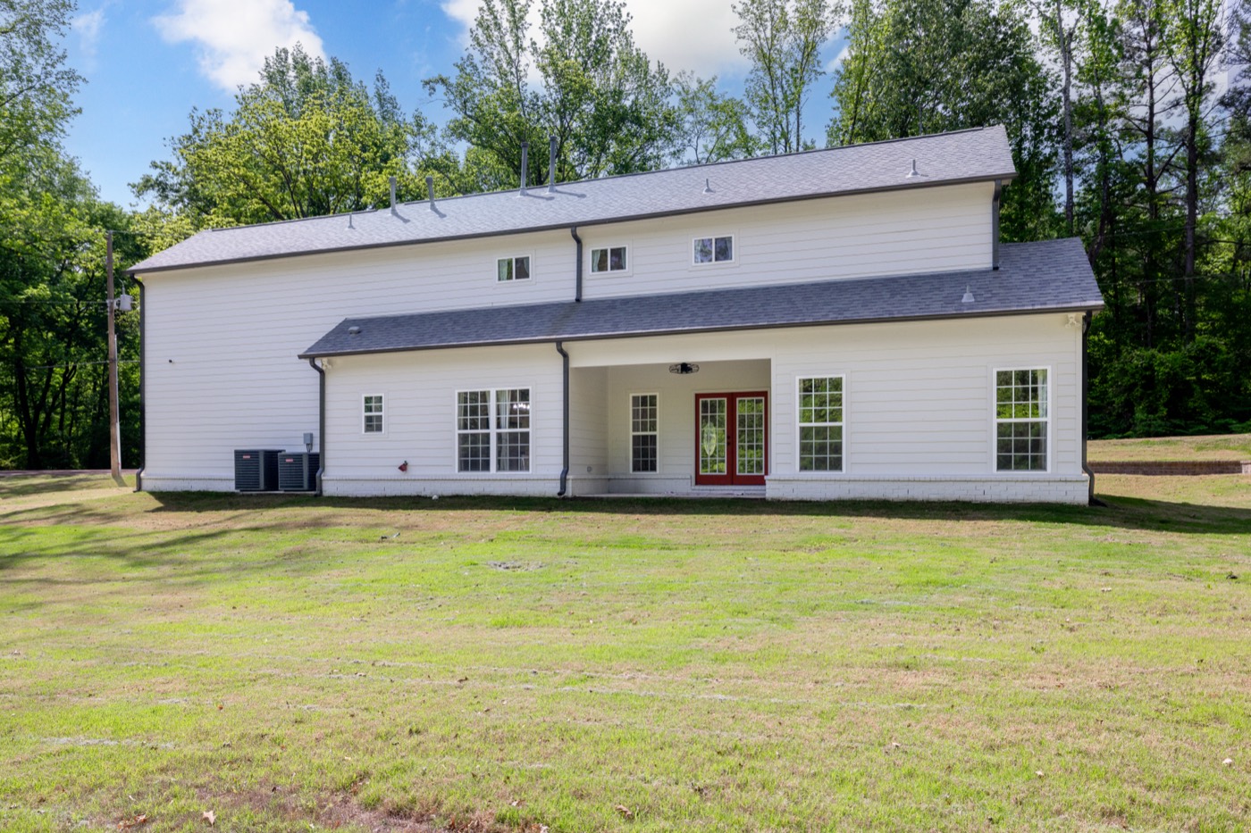 5702 E Spring Lake Rd: back of the house